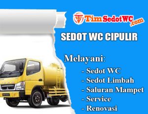sedot wc cipulir