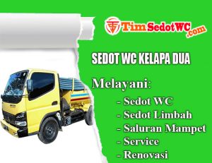 sedot wc kelapa dua